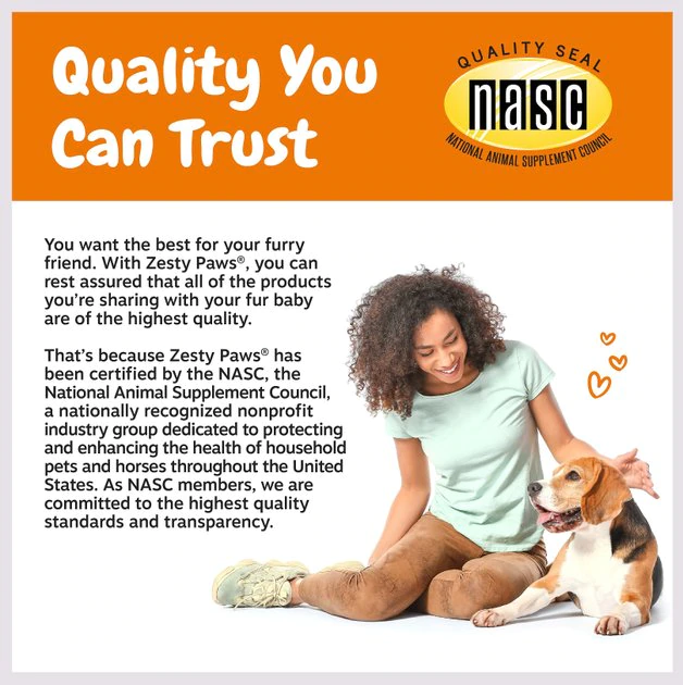 Zesty Paws Advanced Mobility Bites Chicken Flavored Soft Chews Hip & Joint Supplement for Senior Dogs 8 Zesty Paws Advanced Mobility Bites Chicken Flavored Soft Chews Hip & Joint Supplement for Senior Dogs - Image 6