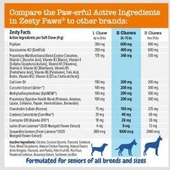 Zesty Paws Advanced 11-in-1 Bites Chicken Flavored Soft Chews Multivitamin for Senior Dogs -Oxbow || Zesty Paws Sales 147732 PT2. SY630 V1659822180