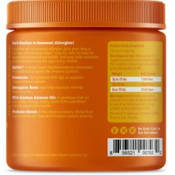 Zesty Paws Aller-Immune Bites Peanut Butter Flavored Soft Chews Allergy & Immune Supplement for Dogs -Oxbow || Zesty Paws Sales 147751 PT2. SY630 V1644969140