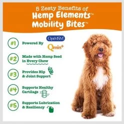 Zesty Paws Hemp Elements Mobility Bites Chicken Flavored Soft Chews Hip & Joint Supplement for Dogs, 90 count -Oxbow || Zesty Paws Sales 154824 PT4. SY630 V1659821875