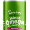 Zesty Paws Hemp Elements Salmon Oil Liquid Skin & Coat Supplement for Dogs & Cats