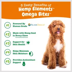 Zesty Paws Hemp Elements Omega Bites Chicken Flavored Soft Chews Skin & Coat Supplement for Dogs 15 Zesty Paws Hemp Elements Omega Bites Chicken Flavored Soft Chews Skin & Coat Supplement for Dogs -Oxbow || Zesty Paws Sales 173310 PT4. SY630 V1659820850