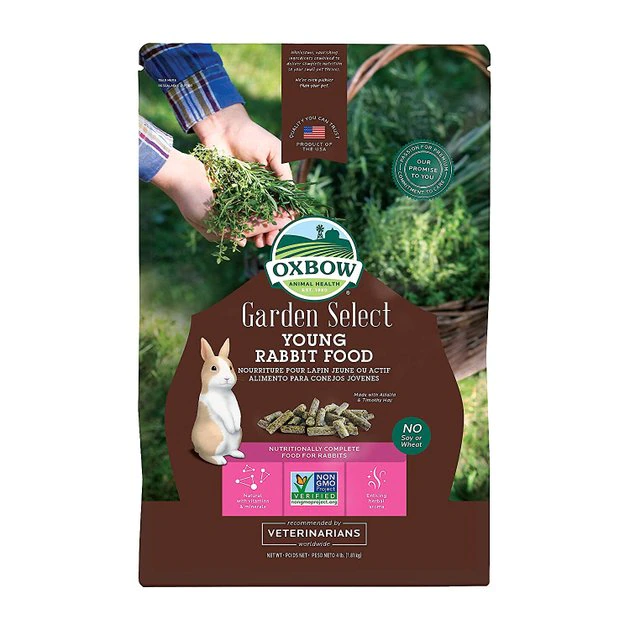 Oxbow Garden Select Young Rabbit Food, 4-lb bag 3 Oxbow Garden Select Young Rabbit Food, 4-lb bag