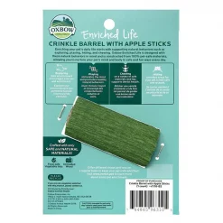 Oxbow Enriched Life Crinkle Barrel with Apple Sticks Small Animal Chew Toy -Oxbow || Zesty Paws Sales 200183 PT1. SY630 V1568222823