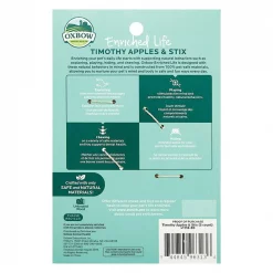 Oxbow Enriched Life Timothy Apples & Stix Small Animal Chew Toy -Oxbow || Zesty Paws Sales 200189 PT1. SY630 V1568222840