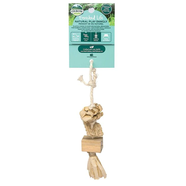 Oxbow Enriched Life Natural Play Dangly Small Animal Toy, Style Varies 3 Oxbow Enriched Life Natural Play Dangly Small Animal Toy, Style Varies