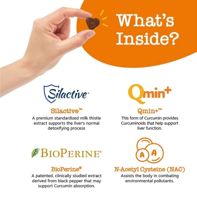 Zesty Paws Liver Support Bites Chicken Flavored Soft Chews Liver Supplement for Dogs 6 Zesty Paws Liver Support Bites Chicken Flavored Soft Chews Liver Supplement for Dogs - Image 4