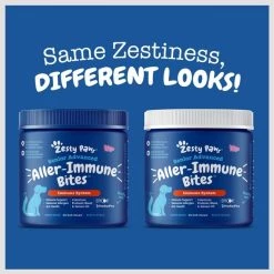 Zesty Paws Advanced Aller-Immune Bites Salmon Flavored Soft Chews Allergy & Immune Supplement for Senior Dogs -Oxbow || Zesty Paws Sales 224444 PT1. SY630 V1659821762