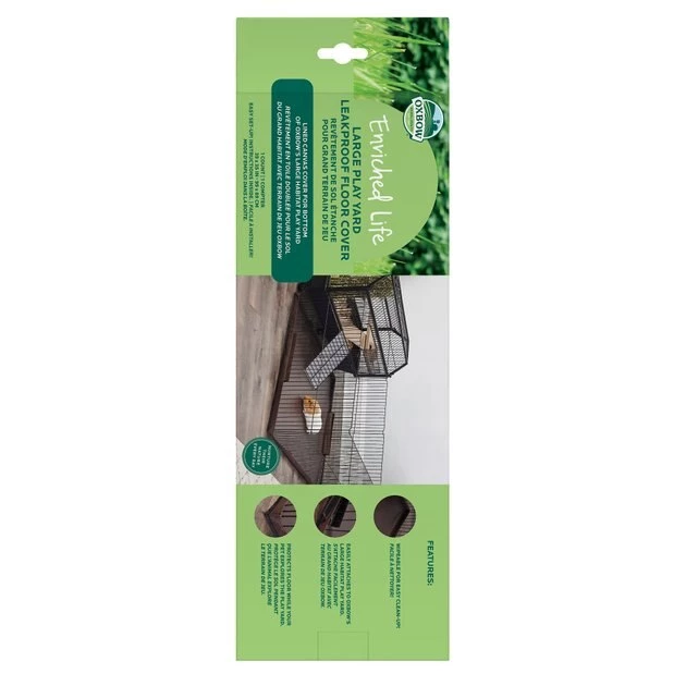 Oxbow Enriched Life Play Yard Leakproof Small Pet Floor Cover 4 Oxbow Enriched Life Play Yard Leakproof Small Pet Floor Cover - Image 2