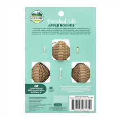 Oxbow Enriched Life Apple Rounds Small Pet Chew Toy, 2 count -Oxbow || Zesty Paws Sales 235119 PT1. SY630 V1590172603