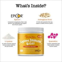 Zesty Paws Lysine Immune Bites Salmon Flavored Soft Chews Allergy & Immune Supplement for Cats -Oxbow || Zesty Paws Sales 249421 PT3. SY630 V1598556660
