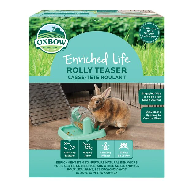 Oxbow Enriched Life Rolly Teaser Small Animal Toy 3 Oxbow Enriched Life Rolly Teaser Small Animal Toy