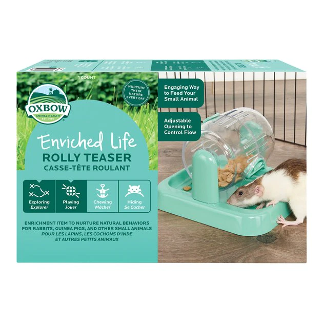 Oxbow Enriched Life Rolly Teaser Small Animal Toy 5 Oxbow Enriched Life Rolly Teaser Small Animal Toy - Image 3