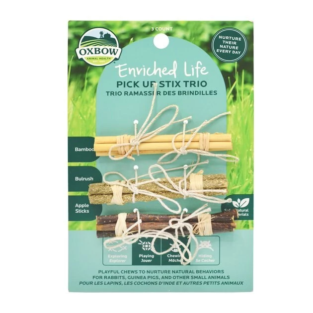 Oxbow Enriched Life Pick Up Stix Trio Small Animal Toy 3 Oxbow Enriched Life Pick Up Stix Trio Small Animal Toy