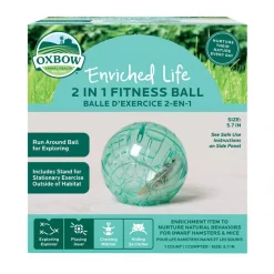 Oxbow Enriched Life 2 in 1 Fitness Ball Small Animal Toy
