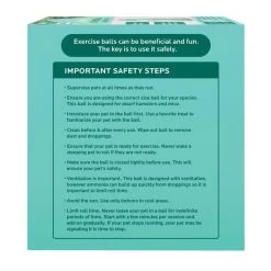 Oxbow Enriched Life 2 in 1 Fitness Ball Small Animal Toy -Oxbow || Zesty Paws Sales 277300 PT2. SY630 V1614811342