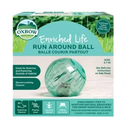 Oxbow Enriched Life Run Around Ball Small Animal Toy -Oxbow || Zesty Paws Sales 277302 PT3. SY630 V1614813429