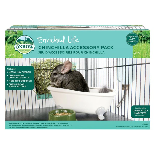 Oxbow Enriched Life Chinchilla Accessory Pack 3 Oxbow Enriched Life Chinchilla Accessory Pack
