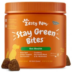 Zesty Paws Grass Defense Stay Green Bites Digestive & Immune Health + 8-in-1 Multivitamin Bites Chicken Flavor Dog Supplement -Oxbow || Zesty Paws Sales 294042 PT1. SY630 V1649345804