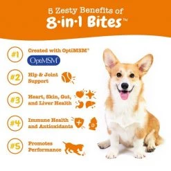 Zesty Paws Mobility Bites Hip & Joint Support + 8-in-1 Multivitamin Bites Chicken Flavor Dog Supplement -Oxbow || Zesty Paws Sales 294044 PT8. SY630 V1649341317