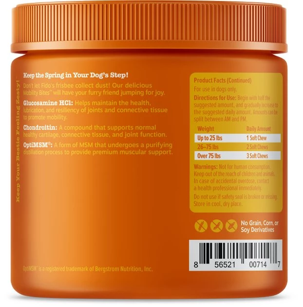 Zesty Paws Mobility Bites Hip & Joint Support + Aller-Immune Bites Lamb Flavor Immune System Soft Chews Dog Supplement 5 Zesty Paws Mobility Bites Hip & Joint Support + Aller-Immune Bites Lamb Flavor Immune System Soft Chews Dog Supplement - Image 3