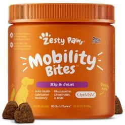 Zesty Paws Mobility Bites Hip & Joint Support + Omega Bites Skin & Coat Support Chicken Flavor Soft Chews Dog Supplement 12 Zesty Paws Mobility Bites Hip & Joint Support + Omega Bites Skin & Coat Support Chicken Flavor Soft Chews Dog Supplement -Oxbow || Zesty Paws Sales 294048 PT1. SY630 V1658180523