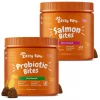 Zesty Paws Probiotic Bites Digestion Pumpkin Flavor Soft Chews Supplement + Salmon Bites Skin & Coat Dog Supplement -Oxbow || Zesty Paws Sales 294264 MAIN. SY630 V1649340752