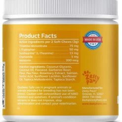 Zesty Paws All Ages Calming Bites Behavior Salmon Flavor Cat Supplement, 60 count + Zesty Paws Hemp Elements Salmon Flavored Omega Oil + Hemp Dog & Cat Supplement, 32-oz bottle -Oxbow || Zesty Paws Sales 298792 PT2. SY630 V1621290137