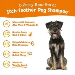 Zesty Paws Oatmeal Anti-Itch Dog Shampoo with Aloe Vera & Vitamin E, 16-oz bottle + Zesty Paws Oatmeal Anti-Itch Conditioner with Aloe Vera & Organic Shea Butter for Dogs, 16-oz bottle -Oxbow || Zesty Paws Sales 298834 PT4. SY630 V1649341940