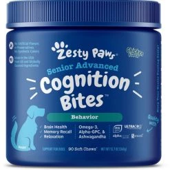Zesty Paws Senior, Advanced Mobility Bites, Chicken Flavored Soft Chews, Hip & Joint Functional Dog Supplement, 90 count + Zesty Paws Seniors Advanced Cognition Bites Chicken Flavor Dog Supplement, 90 count 13 Zesty Paws Senior, Advanced Mobility Bites, Chicken Flavored Soft Chews, Hip & Joint Functional Dog Supplement, 90 count + Zesty Paws Seniors Advanced Cognition Bites Chicken Flavor Dog Supplement, 90 count -Oxbow || Zesty Paws Sales 298850 PT4. SY630 V1646064108
