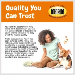 Zesty Paws Advanced Omega Bites Chicken Flavor Soft Chews Skin & Coat Supplement for Senior Dogs 19 Zesty Paws Advanced Omega Bites Chicken Flavor Soft Chews Skin & Coat Supplement for Senior Dogs -Oxbow || Zesty Paws Sales 332501 PT8. SY630 V1659822118