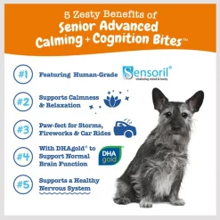 Zesty Paws Calming + Cognition Bites Chicken Flavor Soft Chews Calming Supplement for Dogs -Oxbow || Zesty Paws Sales 333707 PT4. SY630 V1659822259
