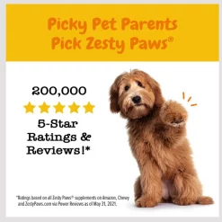 Zesty Paws Advanced 11-in-1 Bites Beef Flavored Soft Chews Multivitamin Supplement for Senior Dogs -Oxbow || Zesty Paws Sales 346008 PT8. SY630 V1659820974