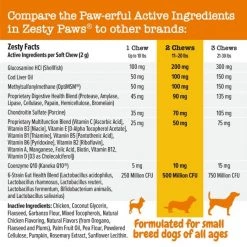 Zesty Paws 8-in-1 Mini Bites Chicken Flavored Soft Chew Multivitamin for Dogs, 90 count -Oxbow || Zesty Paws Sales 346012 PT1. SY630 V1644972794