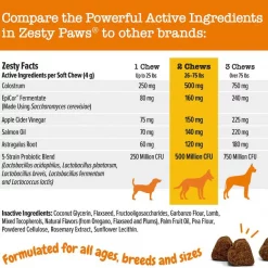 Zesty Paws||Chuckit! Zesty Paws Aller-Immune Lamb Flavored Soft Chews Allergy & Immune Supplement for Dogs + Chuckit! Ultra Rubber Ball Tough Toy -Oxbow || Zesty Paws Sales 365474 PT4. SY630 V1644021723