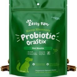 Zesty Paws Mobility OraStix Mint Flavored + Probiotic OraStix Mint Flavored Dental Chews for Dogs -Oxbow || Zesty Paws Sales 365482 PT4. SY630 V1644021985
