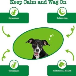 Zesty Paws Hemp Elements Calming Peppermint Flavored Chews Calming Supplement + Mobility OraStix Mint Flavored Dental Chews for Dogs -Oxbow || Zesty Paws Sales 365484 PT4. SY630 V1644020534