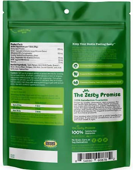 Zesty Paws Advanced Mobility Chicken Flavored Chews Hip & Joint Supplement for Senior Dogs & Mobility OraStix Mint Flavored Dental Chews 10 Zesty Paws Advanced Mobility Chicken Flavored Chews Hip & Joint Supplement for Senior Dogs & Mobility OraStix Mint Flavored Dental Chews - Image 8