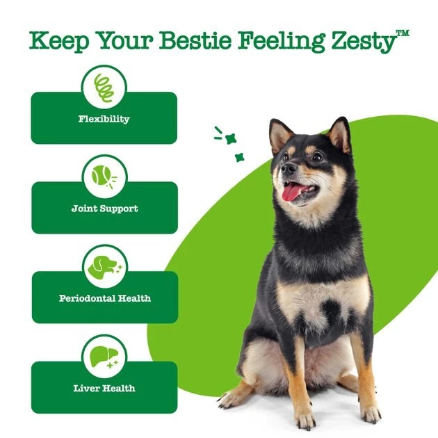 Zesty Paws Advanced Mobility Chicken Flavored Chews Hip & Joint Supplement for Senior Dogs & Mobility OraStix Mint Flavored Dental Chews 11 Zesty Paws Advanced Mobility Chicken Flavored Chews Hip & Joint Supplement for Senior Dogs & Mobility OraStix Mint Flavored Dental Chews - Image 9
