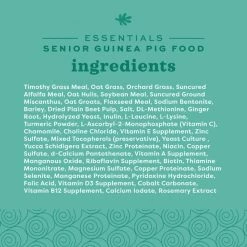 Oxbow Animal Healthy Essentials Natural Pellets Senior Guinea Pig Food -Oxbow || Zesty Paws Sales 521926 PT7. SY630 V1651864605
