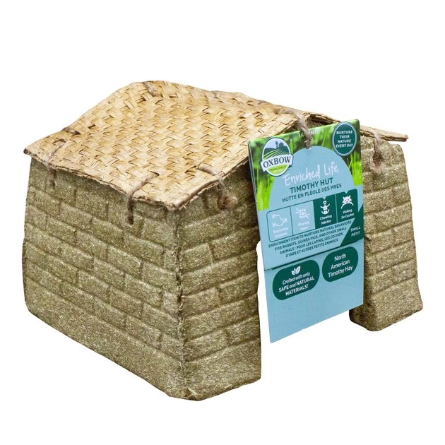 Oxbow Animal Health Enriched Life Timothy Hut Small Animal Toy 3 Oxbow Animal Health Enriched Life Timothy Hut Small Animal Toy