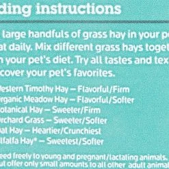 Oxbow Organic Meadow Hay Small Animal Food -Oxbow || Zesty Paws Sales 95978 PT5. SY630 V1521648542