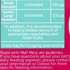 Oxbow Essentials Healthy Handfuls Gerbil & Hamster Food -Oxbow || Zesty Paws Sales 96004 PT4. SY630 V1476114558