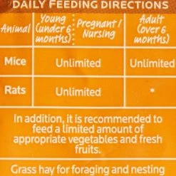 Oxbow Essentials Mouse & Young Rat Food 12 Oxbow Essentials Mouse & Young Rat Food -Oxbow || Zesty Paws Sales 96007 PT4. SY630 V1505934907