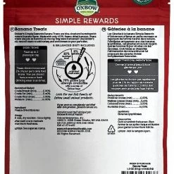 Oxbow Simple Rewards Freeze-Dried Banana Small Animal Treats 8 Oxbow Simple Rewards Freeze-Dried Banana Small Animal Treats -Oxbow || Zesty Paws Sales 96086 PT1. SY630 V1545946315