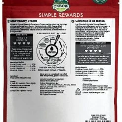 Oxbow Simple Rewards Freeze-Dried Strawberry Small Animal Treats -Oxbow || Zesty Paws Sales 96090 PT1. SY630 V1545946316