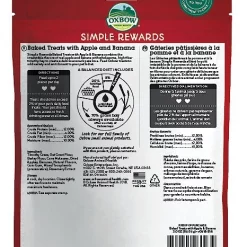 Oxbow Simple Rewards Oven Baked with Apple & Banana Small Animal Treats 5 Oxbow Simple Rewards Oven Baked with Apple & Banana Small Animal Treats -Oxbow || Zesty Paws Sales 96096 PT1. SY630 V1545946317