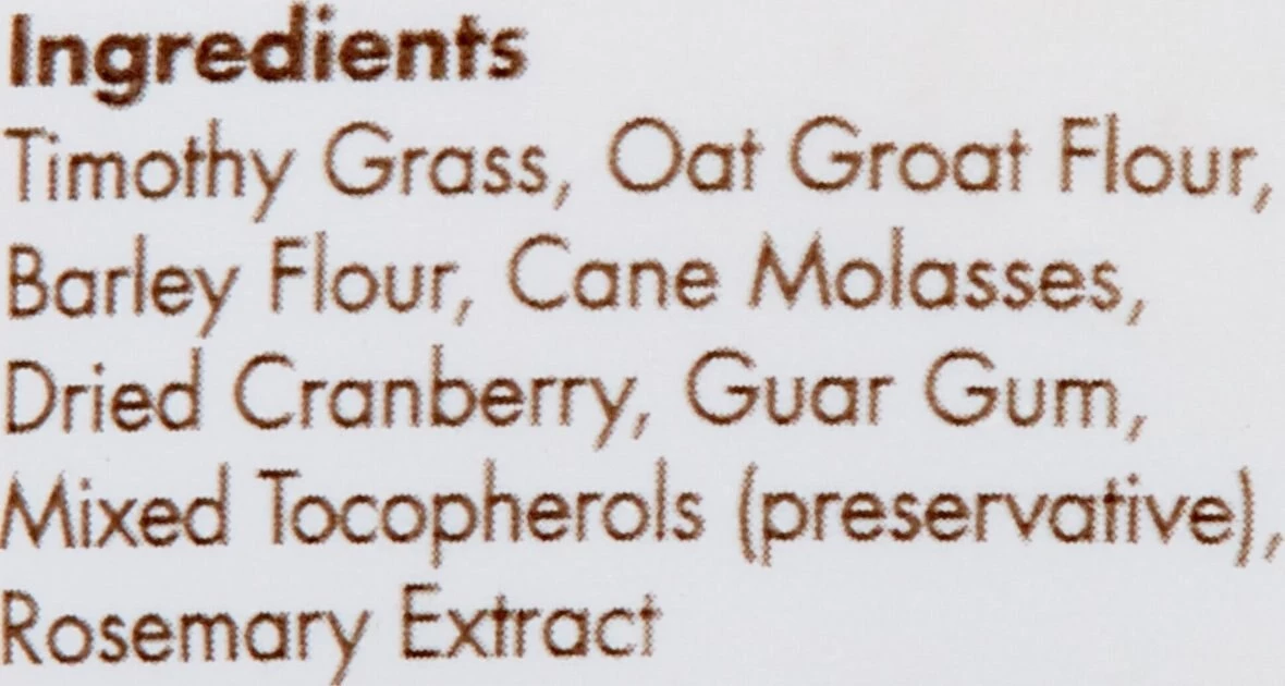 Oxbow Simple Rewards Oven Baked with Cranberry Small Animal Treats 6 Oxbow Simple Rewards Oven Baked with Cranberry Small Animal Treats - Image 4