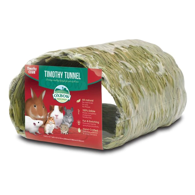 Oxbow Timothy Club Tunnel Small Animal Hideout 3 Oxbow Timothy Club Tunnel Small Animal Hideout