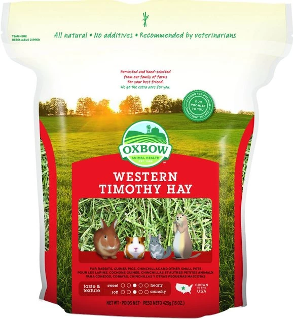 Oxbow Western Timothy Hay Small Animal Food 3 Oxbow Western Timothy Hay Small Animal Food